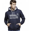 Capoeira Hoodie - Unisex Echtgeld Blau