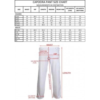 White Abada Unisex Capoeira Shop pants