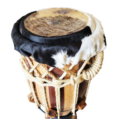 Atabaque Rum madera bicolor | Tambor brasileño para Capoeira