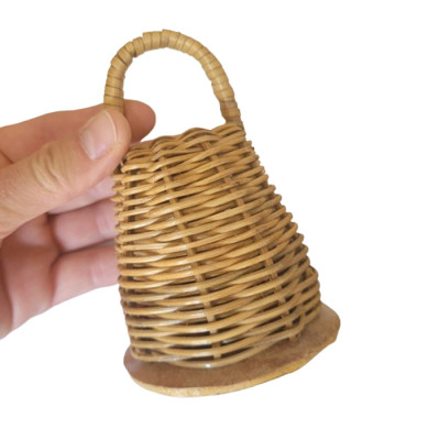 Caxixi naturale in cipó per berimbau – Fatto a mano da Gasparzinho (São Paulo, Brasile)